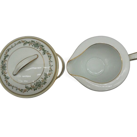 NORITAKE BARCELONA Creamer and Sugar Bowl Set Vintage - Picture 2 of 9